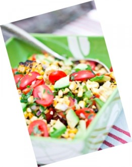 Charred Corn and Avocado Salad